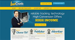 Desktop Screenshot of leadcounts.com